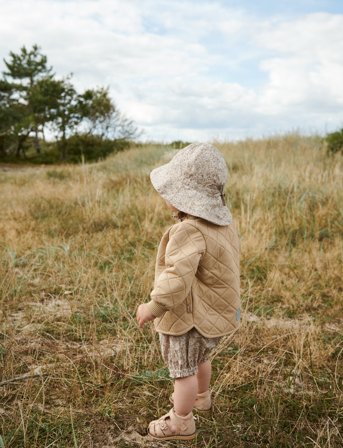 Wheat Sun Hat Chloè - Beige - 40-43CM