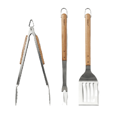 Åhléns Home Grillset Morberg x 3 delar Köksredskap Silver ONESIZE