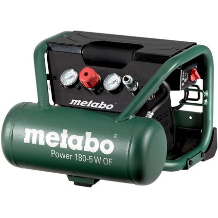 Metabo Power 180-5 W OF Kompressor med 5 liters behållare, Verkstad & fordon