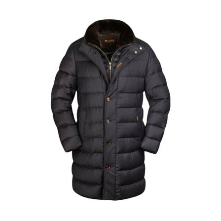 Moorer, Alfieri-Fur-L Coat Niebieski, Mężczyzna, Rozmiar: L