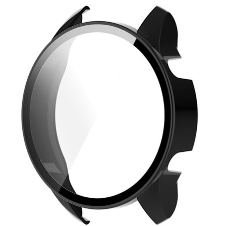 Urbeskyttelse i plast med hærdet film Sportsur skærmbeskytter cover sort ramme