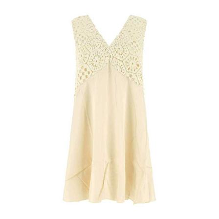 Rotate Birger Christensen, Short Dresses Rt 1159 110105 Beige, Dames, Maat:M
