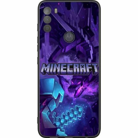 Motorola Moto G50 Svart Skal Minecraft