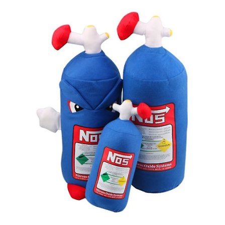 Nos Nitrous Oxide Flaskkudde Bildekor Nackstödskudde Creative Plush Kudde -sz.13277