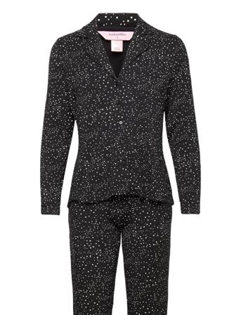 Pj Pant Ls Boyfriend Dot Black Hunkemöller
