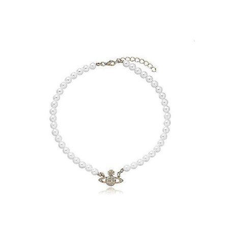 2 STK Perlehalskæde Sæt, Kunstig Perlehalskæde, Perle Choker Halskæde Charm Dame Kæreste Bryllup Fødselsdag Jubilæum