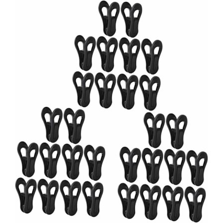 30 stk. skridsikre bøjler, bøjler, håndklædeholder, klemmer, bøjleklemmer, fingerklemmer til tøj, multifunktionsbøjle, bukseholder