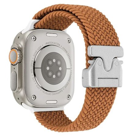 Fallskärm Nylon Armband kompatibelt Apple Watch Ultra 2 10 9 8 7 6 5 4 SE Flätat Tåligt Armband iWatch 49mm 46mm 45mm 42mm 44mm 40/41mm
