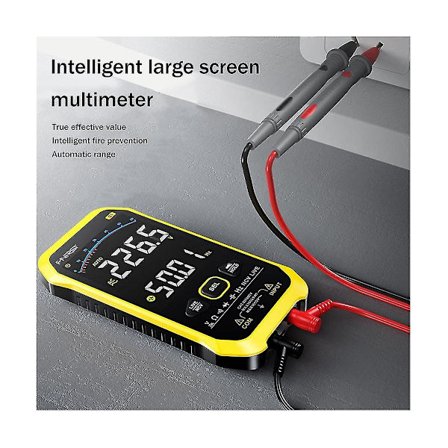 S1 Smart Digital Multimeter 9999 Tellinger AC Motstand Kondensator Diode NCV Hz Live Wire Display Te