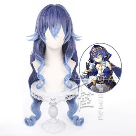 Genshin Impact Leila cos peruk Leila