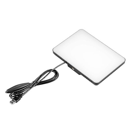 3200k-5600k USB LED -videovalo RGB-värisuodattimilla studio-, videoneuvottelu- ja valokuvaustäyttöön