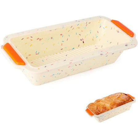 Silikonbrødform, 29*13*6cm brødbakeform, rektangulær brødform