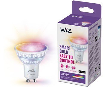WIZ Wi-Fi BLE spot 50W GU10 GLASS 922-65 RGB - Wi-Fi BLE spot 50W GU10-glödlampa