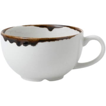 Kaffekopp Cappuccino Hvit/Brun