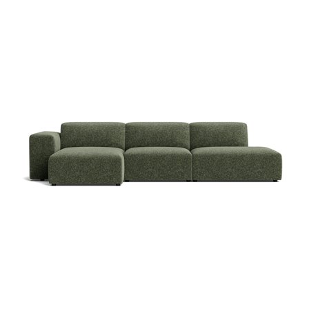 Soma chaiselong sofa, venstrevendt | Open end - Genesis Grøn - 336x147x75 - Sofa, chaiselong