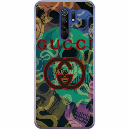 Xiaomi Redmi 9 Genomskinligt Skal Skull