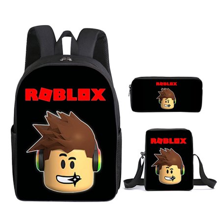 Roblox koululaukku kolmiosainen setti Roblox peli reppu