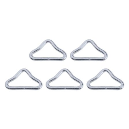 5 st Höghållfasta V-ringar för Trampolin Ersättning Reparation Trampolin Triangelspänne Triangelringar Spänne V-ringar