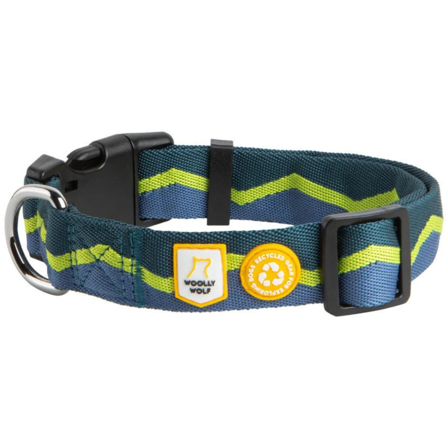 Woolly Wolf Horizon Collar M (30-45 cm) Deep Teal Mix