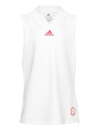 Girls Match Tank White Adidas Performance