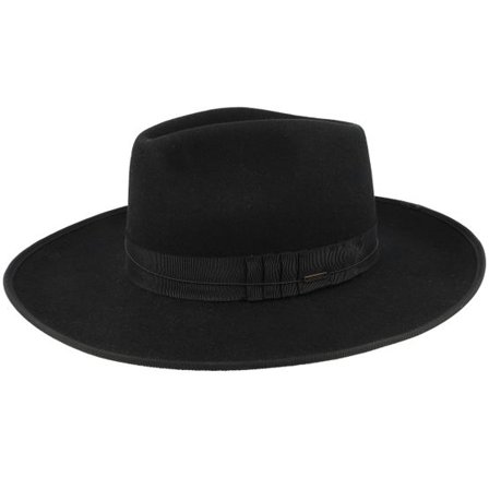Brixton - Svart fedora Hatt - Reno Black/Black Fedora @ Hatstore