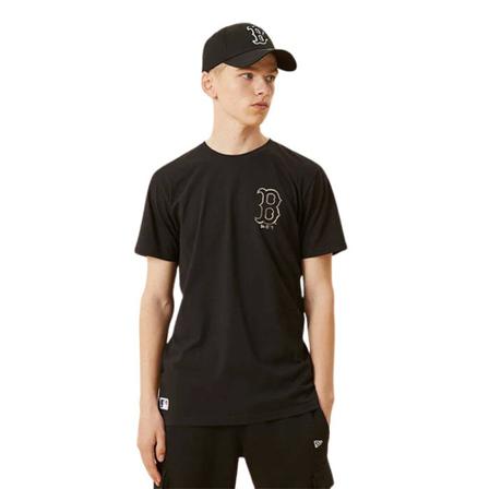 New Era, T-shirt Czarny, Mężczyzna, Rozmiar: S