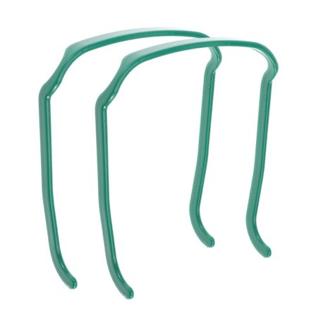 2 KPL Invisible Hair Hoop Paksut kiharat hiusvanteet VIHREÄ