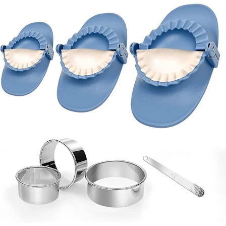 Dumplingmaskin, kjøttrullemaskin, dumplingformingsmaskin - Lag perfekte dumplings hver gang, 3 størrelser (l/3,7"+m/3,2"+s/2,5").
