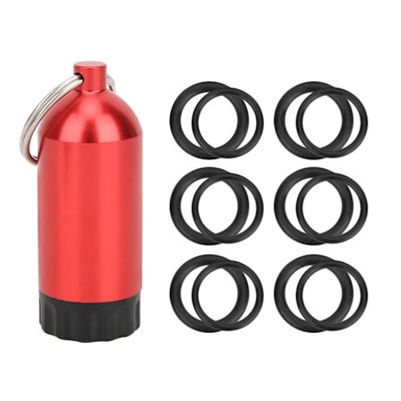 Dykningscylinder Ventil Tätningsring O-ringar Mini Cylinder Förvaringsflaska ELLER MT02 (Röd)