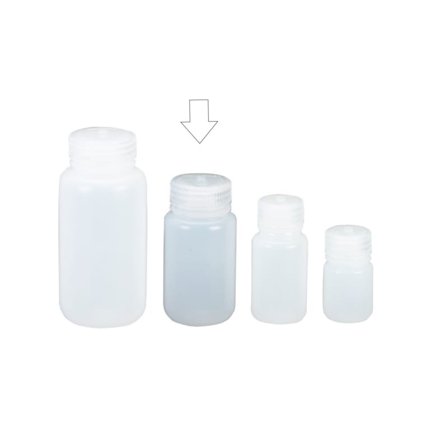 Nalgene Bottle 125ml Wide Mouth Hdpe toiletries White OneSize