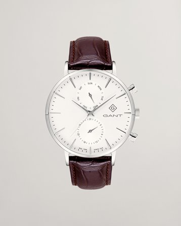 GANT Herren Park Hill Day-Date II Watch (ONE SIZE) Weiß