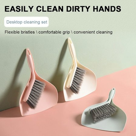 Liten städkvast sopskåp Set Desktop sopmaskin Hushållsrengöringsverktyg