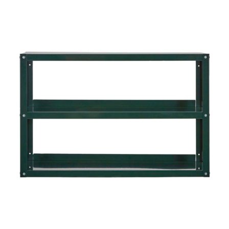 House doctor Use hylly, tummanvihreä