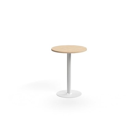 Bar table VERTICUS, Ø700x900 mm, oak/white