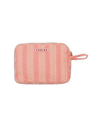 HABIBA Stockholm Stripe Makeup Clutch, Tøj & Bolig, Makeup- & Toilettasker, Kosmetikpunge