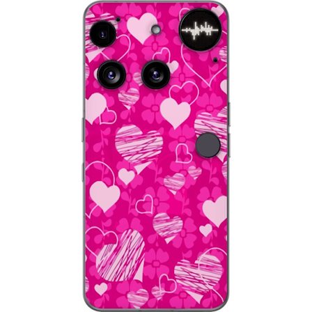 Kompatibelt Mobildeksel til Nothing Nothing Phone (3) PopHjerteMønster