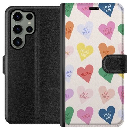 Kompatibelt Plånboksfodral till Samsung Samsung Galaxy S23 Ultra CandyHearts