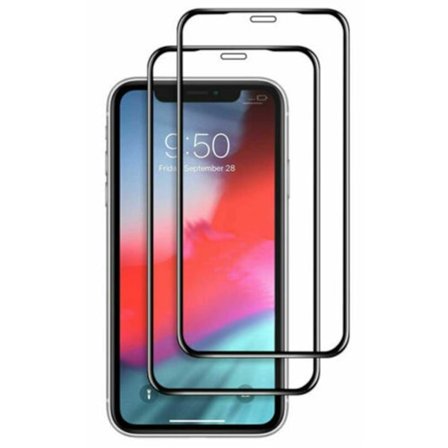 2-Pack iPhone 11 Pro Max HD Skärmskydd Härdat Glas Svart