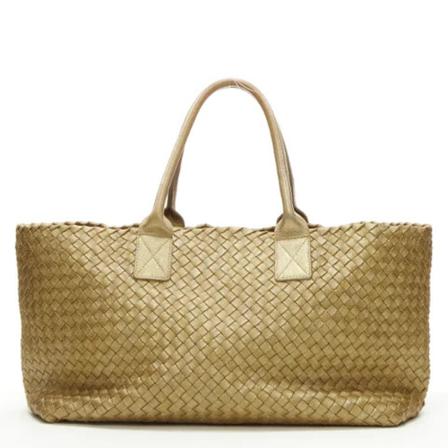 Bottega Veneta Vintage, Pre-owned Leather handbags Geel, Dames, Maat:ONE Size,leer