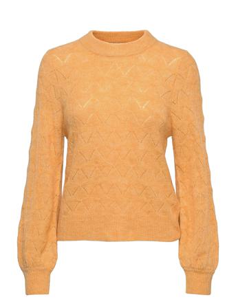 Ibbiekb Pullover Pullover Striktrøje Gul Karen By Simonsen