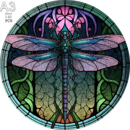 Upeat kukat puiset eläinpalapeli aikuisille lapsille Ihanat lohikäärmeen korkealaatuiset palapelit Brain Twister -lelut