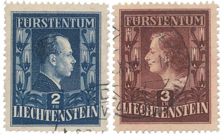 Liechtenstein 1951 - MICHEL 304/305A - Stemplet