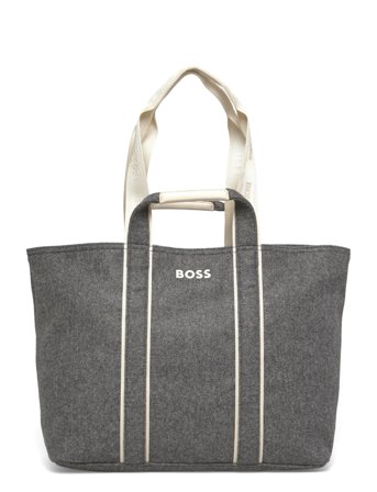 Palmah Tote Wl Grey BOSS
