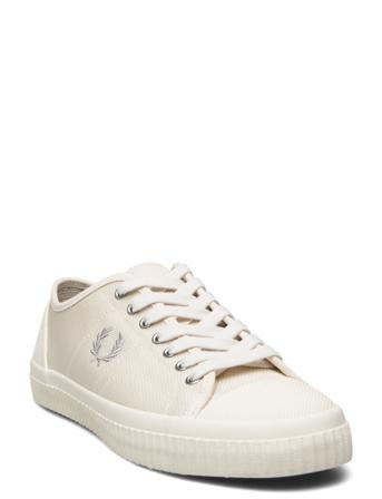Hughes Low Textu Poly Lave Sneakers Creme Fred Perry*Betinget Tilbud