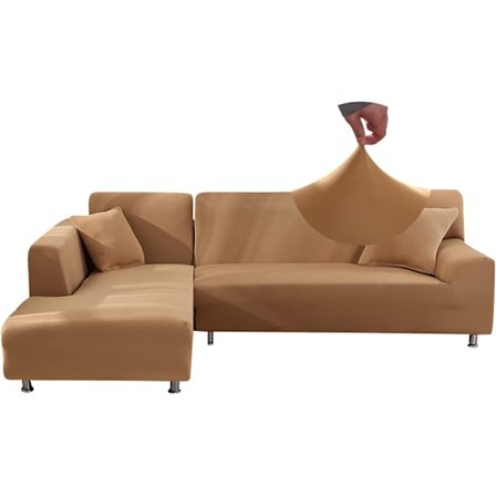 Elastinen sohvanpäällinen, joustava spandex-sohvanpäällinen, sohvanpäällinen L-muotoiselle sohvalle