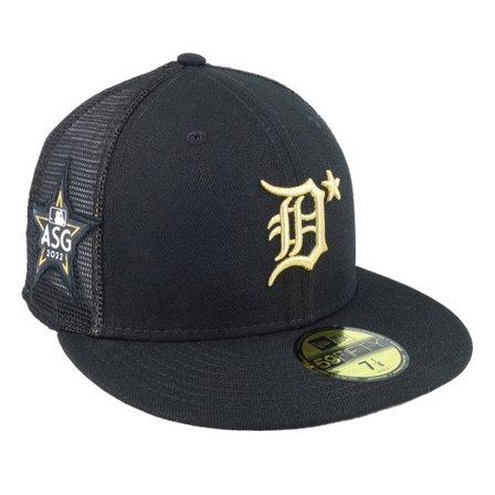 New Era - MLB Svart fitted Keps - Detroit Tigers MLB All Star Game 59FIFTY Black Mesh Fitted @ Hatstore