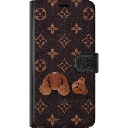 Yhteensopiva Lompakkokotelo Xiaomi Xiaomi 15 Pro Graafinen monogrammikuvio, jossa taiteellisesti muotoiltu nalle