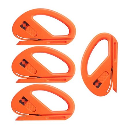 4 kpl Turvallisuusvinyylikalvon leikkuri Paperi Hiilikuitu Leikkaustyökalu W