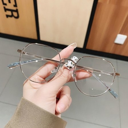 Anti-Blue Light Briller Oversized Briller SØLV SØLV