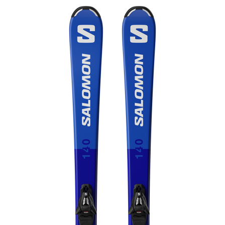 Salomon - Confezione di sci da sci alpino L S/race Jr M + C5 Gw J75 - Race Blue / White